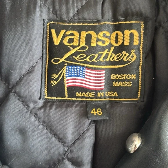 Vanson Leather Jacket - Picture 3 of 9